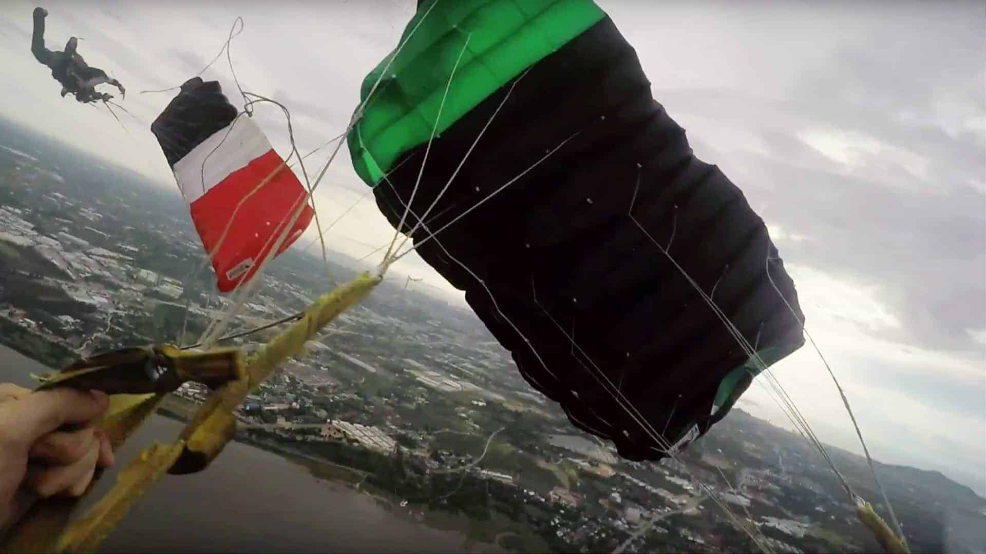 Friday Freakout Parachute Collision + Broken Lines = Cutaway TEEM