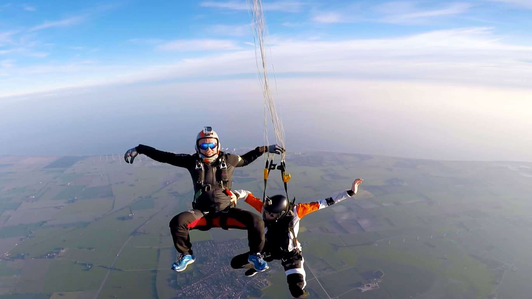 Granny Skydive Fail